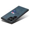 DENIOR For Samsung Galaxy S24 Ultra Case Retro Style 2 Card Holders Phone Back Cover