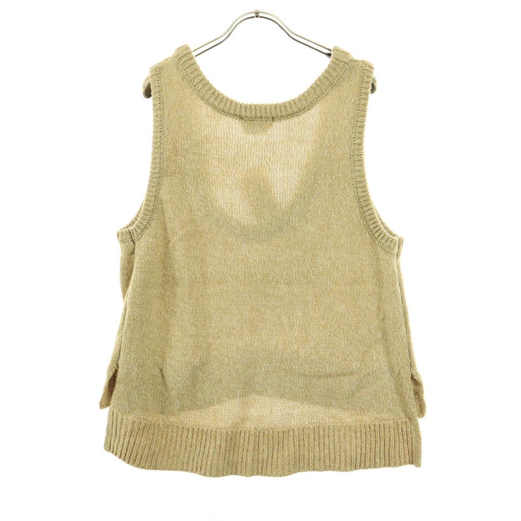 Ungetragenes Ciaopanic lame Ärmellos U-Ausschnitt Best ONE beige Damen Gebraucht