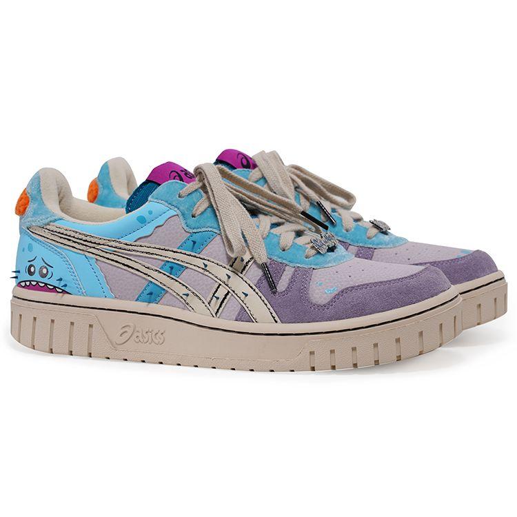 Asics Rick and Morty X Court-MZ Gray Blue Unisex Sneakers 1203A197-250