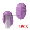 MOC City Small Particles Building Blocks Boys Girls Figures Accessories Curly Hair Beard Set Mini Bricks Toys Gifts For Kids G01