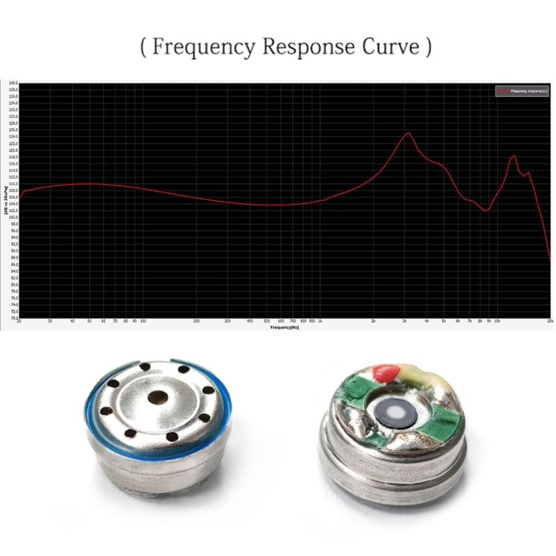 10mm LCP Auditory Driver Diaphragm Speakers Tool Less Installation Immersive Acoustics for Superior Listening