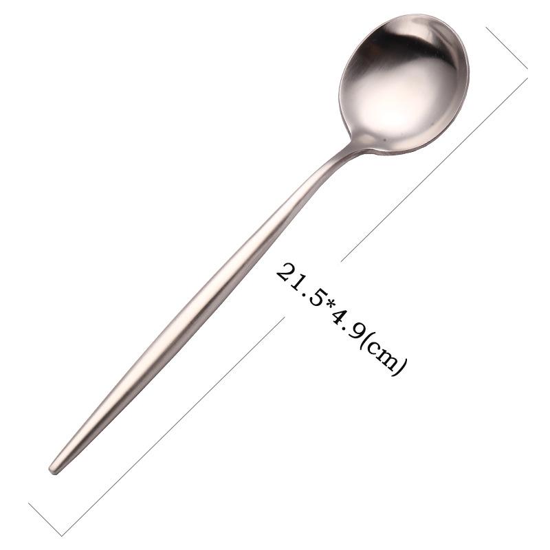 Family Dinner Set Wedding Stainless Steel Dinner Knife Fork Spoon Silverware Set