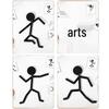 Educational Matchstick Figure Movement Game - Versatile Wooden Toy for Children's Learning and Play