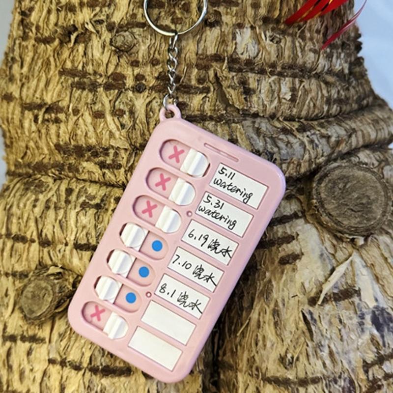 Daily Schedule Keyring Chore Chart Keychains Elderly Reminder Board Car Keychain Daily Plan Board Keyrings