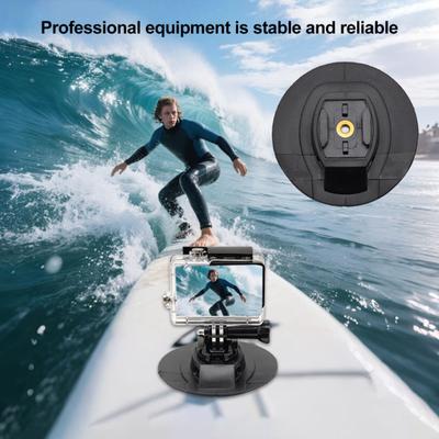 Base de Montage de Caméra pour Paddle Board Remplacement Support de Fixation pour Caméra de Sport pour Planche de Surf SUP Kayak Bateau Gonflable Activités Nautiques
