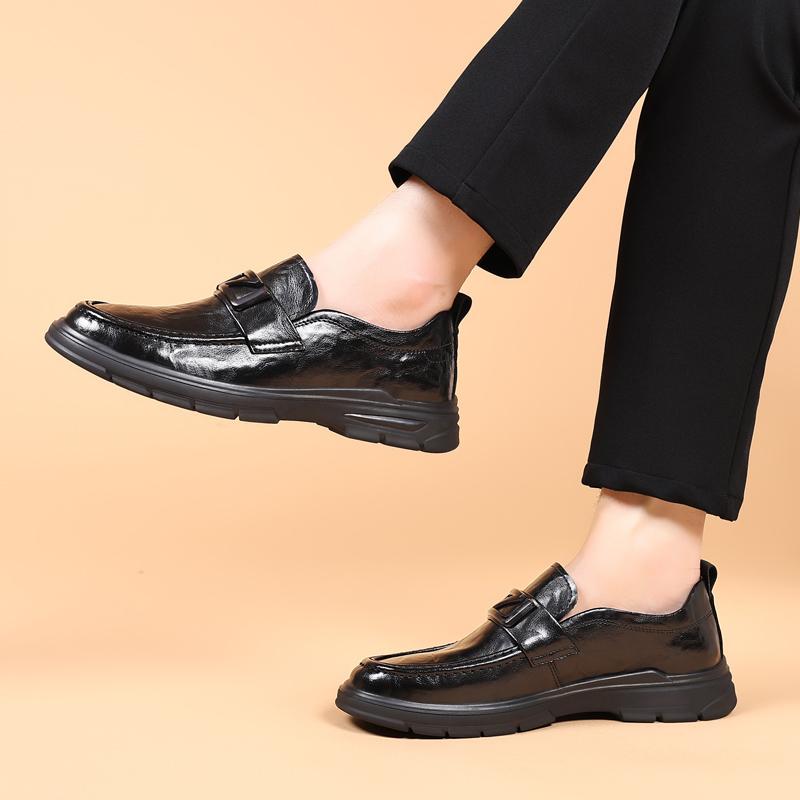 Fashion Sneakers Mens Dress Shoes Retro Male Leather Business Male Baroque Shoes Casual Outdoor Mens Oxford Footwear