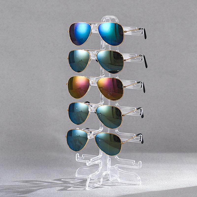 Multi-Layer Sunglasses Display Rack for Supermarkets
