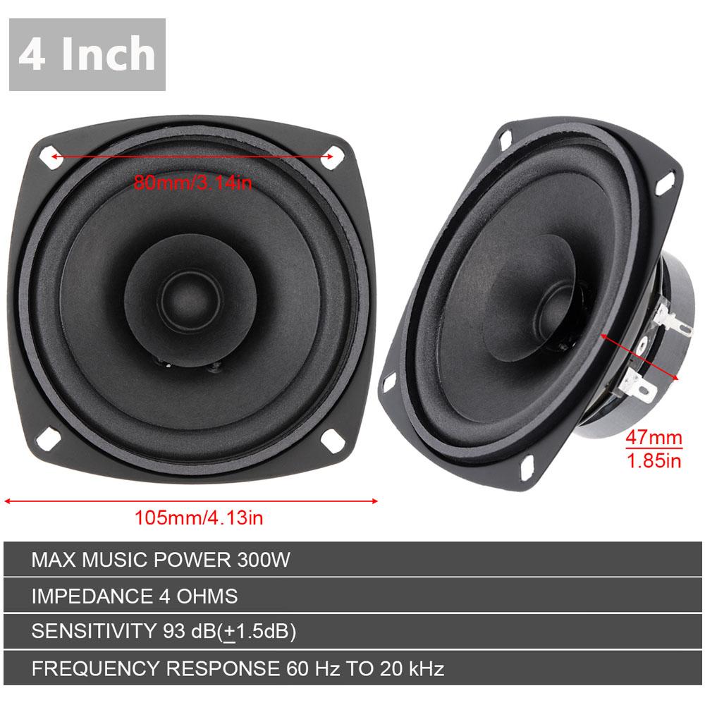 1 4 / 5 Inch Car Speakers Vehicle Door Subwoofer Car Audio Sound box Music Stereo Full Range Frequency Hifi Automotive SpeakerGood product