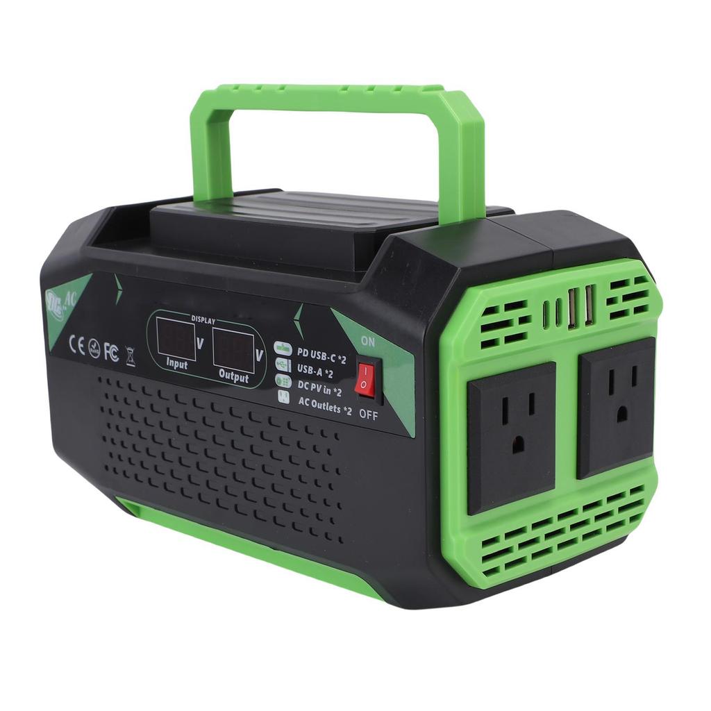 500W Car Inverter 12V To 110V Car Plug Adapter Outlet Converter with Display Screen 2 USB 2 Type C Ports 2 Fast