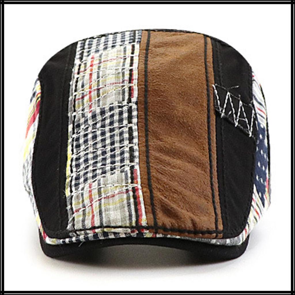 Hunting check CA730 [White Fang] hat, pattern, cap, hat, running, outdoor, men's, women's, (wine)