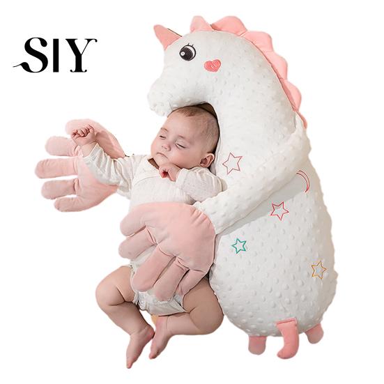 Adjustable Baby Patting Device Patter for Sleep Startle Prevention Stuffed Doll Pillow with Soothing Tool Palm Pad Companion Music Comforting Newborns