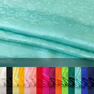 100x114cm Jacquard Silk FabricPer Meter for Dress Cheongsam Pants Skirt Shirt Diy Sewing Cloth Soft Smooth Comfortable Gourd