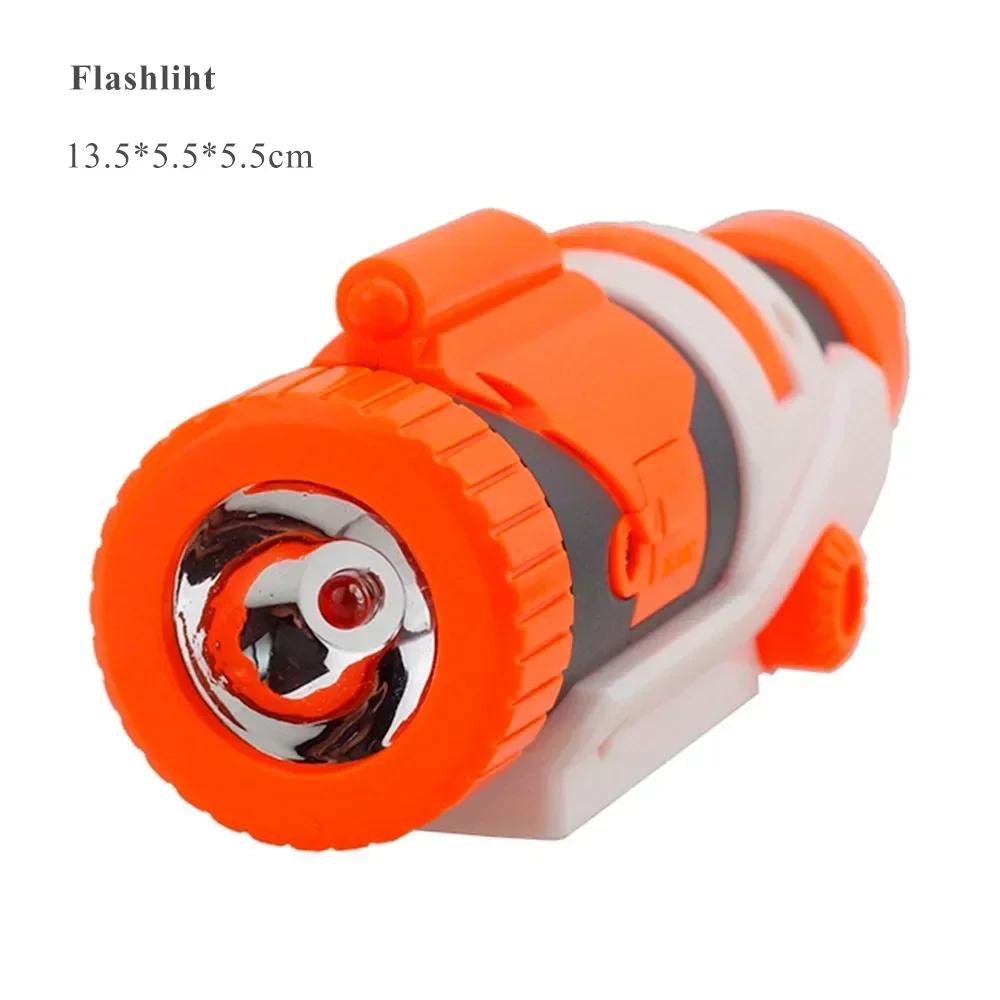 Toy Gun Compatible Modified Parts Muffler Sighting Device for N-strick Elite Series DIY Assembly Accessories for Kids Boy
