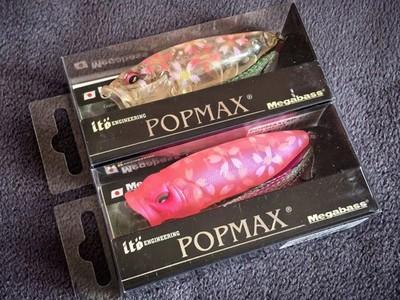 Rare Megabass POPMAX Sakura Limited Color Set NIWA ZAKURA YAE Japan