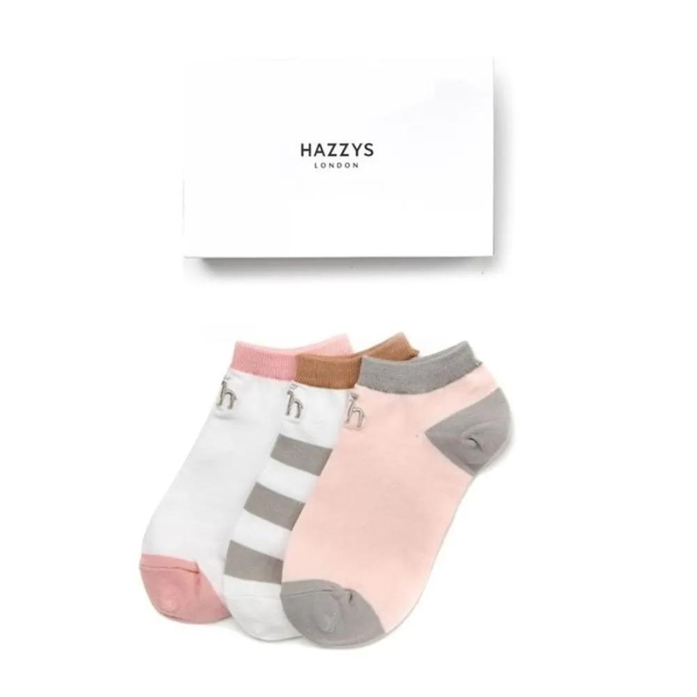 HISS3E004WT_[HAZZYS DAILY] Puppy Cotton Blend Ankle Socks 3-Pair Set