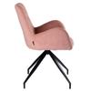 ERIM swivel chair upholstered in beige fabric
