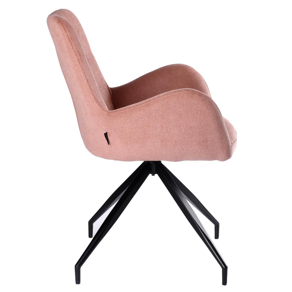 ERIM swivel chair upholstered in beige fabric