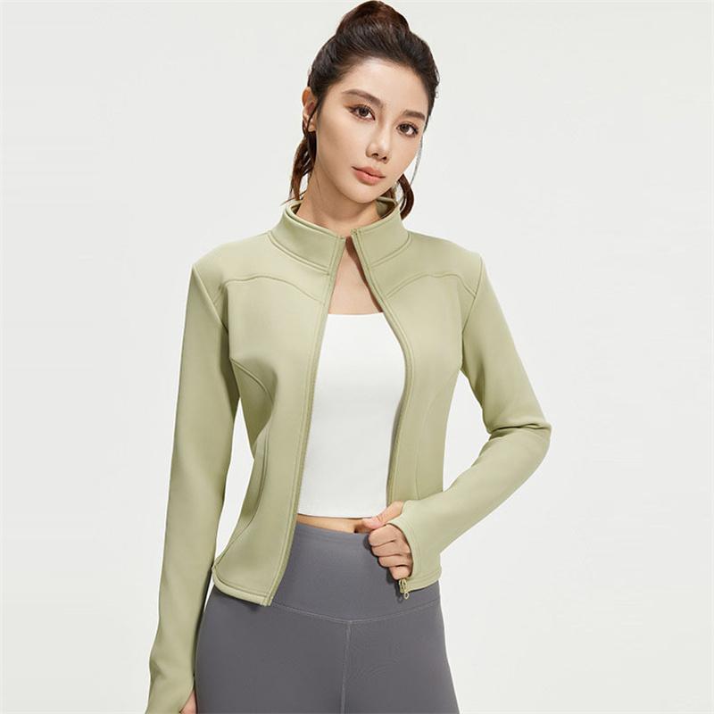 New Women's Yoga Tops for Autumn and Winter  Fitness Tops for Ladies Slimming Running Jackets Thickened Thermal Yoga Wear