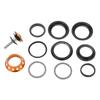 Bearing Headset Metal Colorful Drop Shape Tapered Head Tube Bowl Set for Mountain Bikes Dead Fly BicyclesYellow