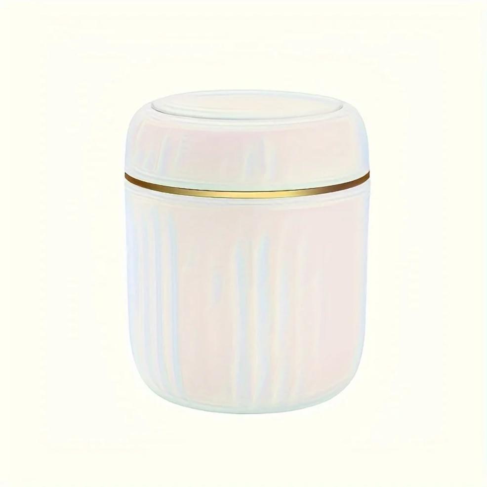 Mini Desktop Trash Can with Lid Garbage Waste Bin Organizer Bedroom Office Desk Storage Box Made Durable Plastic Home Supplies