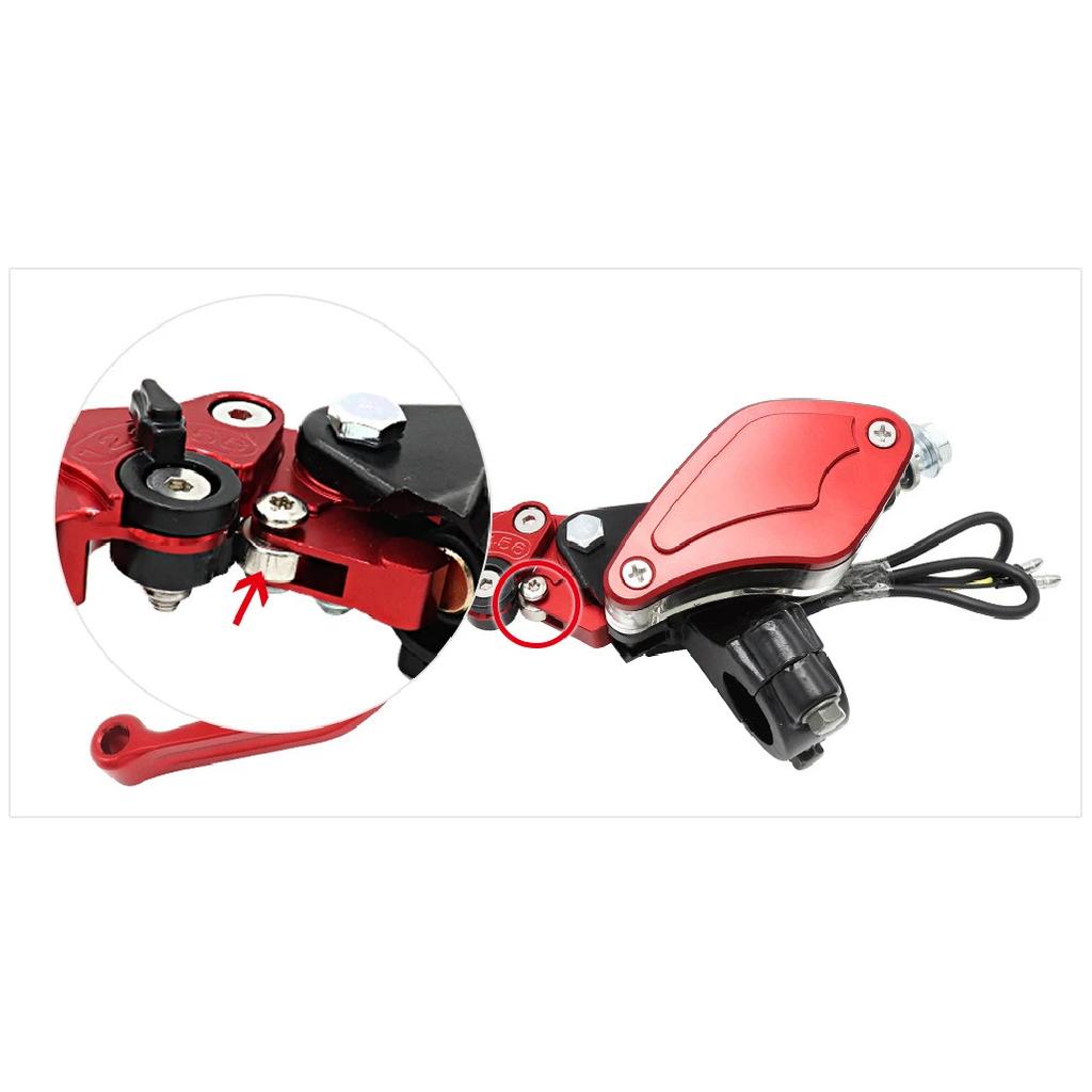 Motorcycle Brake Pump Left and Right Upper Pumps Leaf Hydraulic Pump Motorcycle Parts Waterproof Switch Brake Master Cylinder
