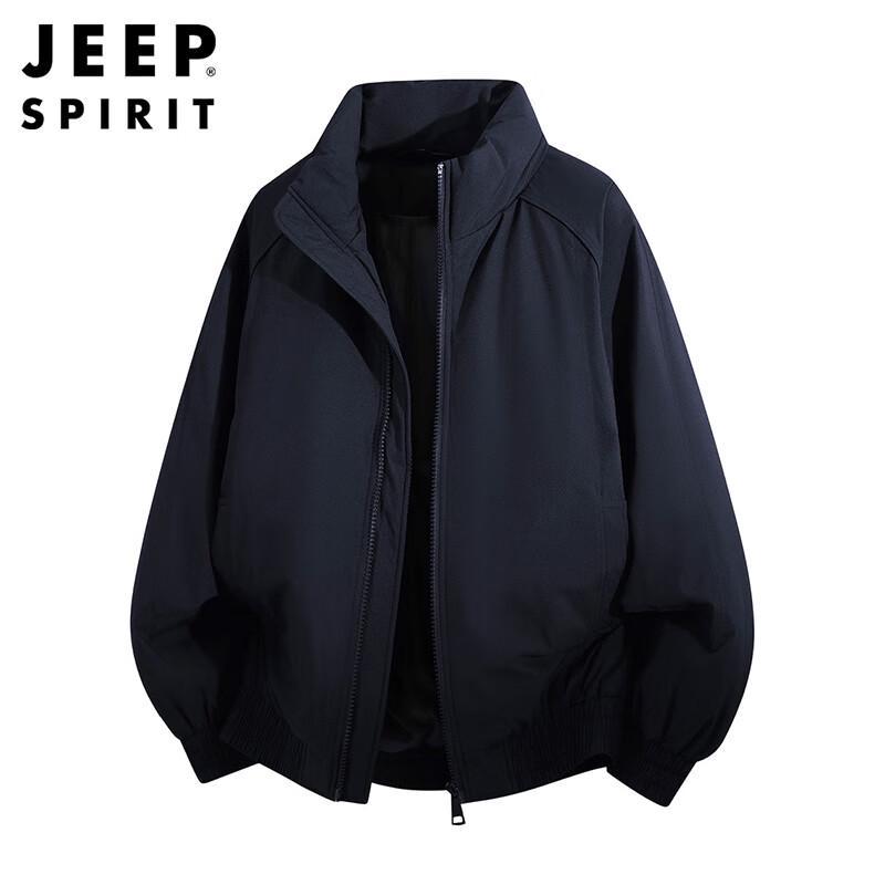JEEP SPIRIT Men's Hooded Padded Bomber Jacket
