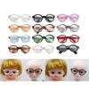 For 17cm Labubu Glasses Mini Cute Transparent Plastic Sunglasses for The Monster Doll SD Plush DIY Dolls Labubu Accessories