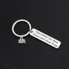 Reading Book Stainless Steel Keychain Book Lover Design Fashion Student Bag Pendant Practical Learning Gift