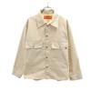 UNIVERSAL OVERALL Work Jacket M Beige Men's Used