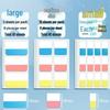 Sticky Notes and Index Tabs: Convenient Label Stickers and Small Strip Markers