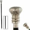 Antique Style Victorian Vintage Designer Brass Handle Cane Wooden Walking Stick