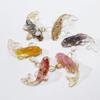 Natural Crystal Resin Crafts Wedding Accessories Artificial Fish Car Pendant Fish Ornaments