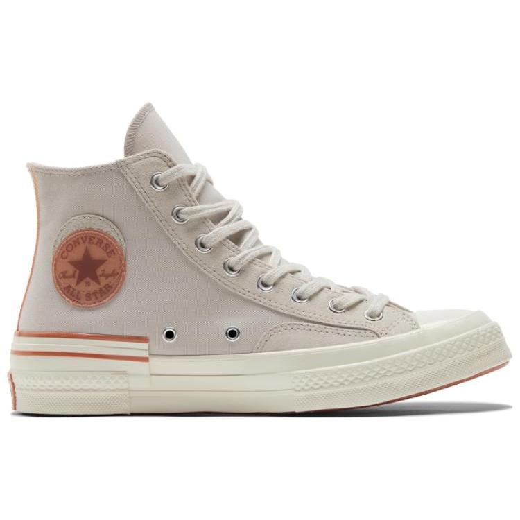 Converse Chuck 70 High 'Grey Ivory Brown' (Unisex) Grey / Brown Canvas Shoes A04287C