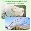 6 Mil Greenhouse Repair Tape, 4" x 164' Clear Greenhouse Film Repair Tape, Waterproof and UV Resistant Plastic Sheeting Tape