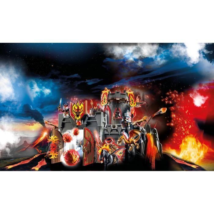 PLAYMOBIL - 70221 - Novelmore - Forteresse Volcanique Des Chevaliers Burnham Raiders