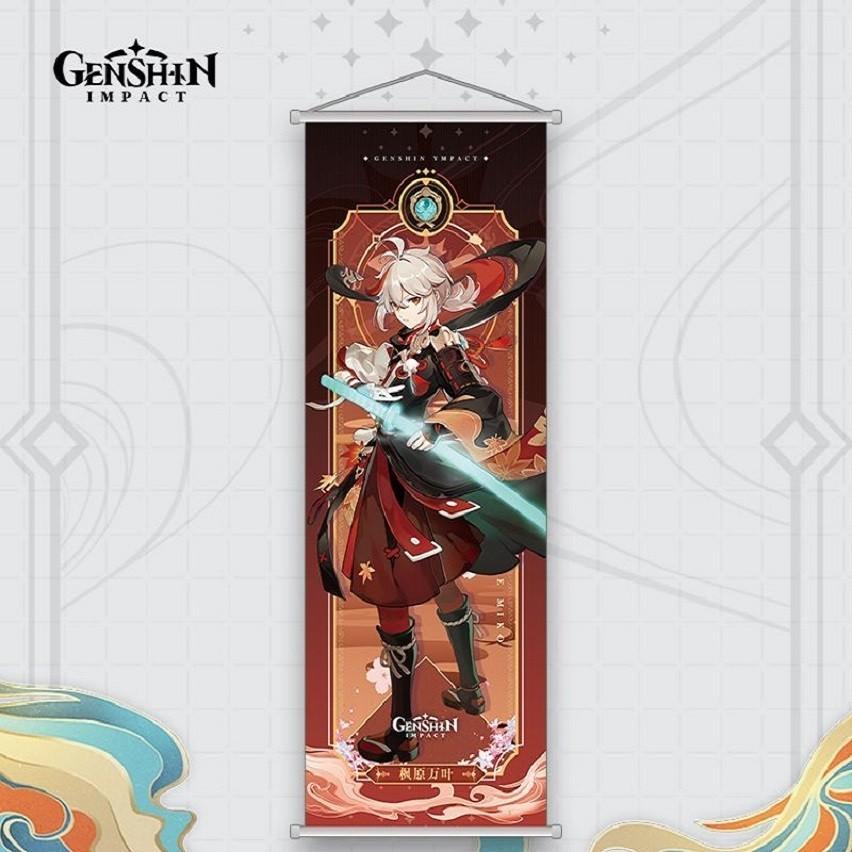 Prächtiges Genshin Nahida Wandrollbild Poster Lebendig Bunt Dekor 25x70cm