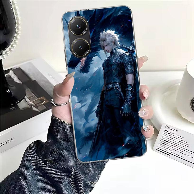 Final Fantasy FF VII Soft Phone Case For Xiaomi Redmi 15C 15 13C 13 Poco X5 X6 X7 F7 Ultra M7 12C 12 10 10C 9C 9A 9T 9 Fundas Po