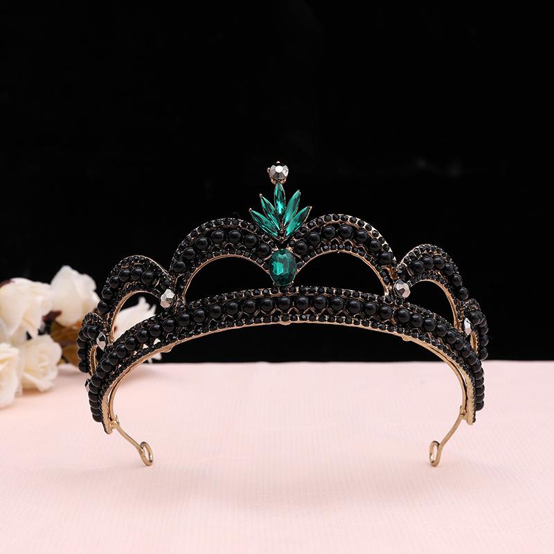 Bride's Crown Headband Wedding Korean Birthday Gift Adult Gift Crystal Crown Princess Dress Hair Accessory