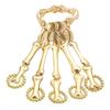 Halloween Ornaments Stretch Bracelets Punk Exaggerated Skull Fingers Bones Jointed Fingers Bracelets Women'S Jewelry