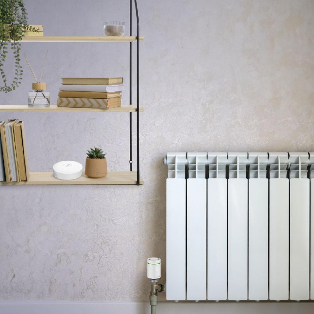Kit de gestion chauffage central - ezviz - t55 - 2 têtes thermostatiques - passerelle connectée