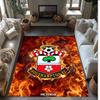 Tappeto in Velluto di Cristallo con Stampa del Southampton Football Club, Comodo Assorbente d'Acqua Antiscivolo per Pavimenti Interni