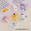 Cartoon Cherry Blossom Sanrio Resin Accessories: Phone Case, Hair Clip, Pendant, Cup, and Car Decoration.