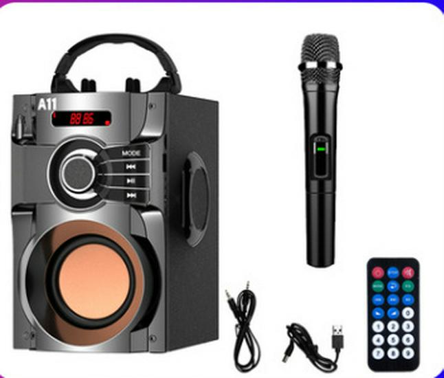 A11 Mobiler Bluetooth-Lautsprecher 4.0 - Kompakt, Outdoor, Schwerer Bass mit Kartensteckplatz