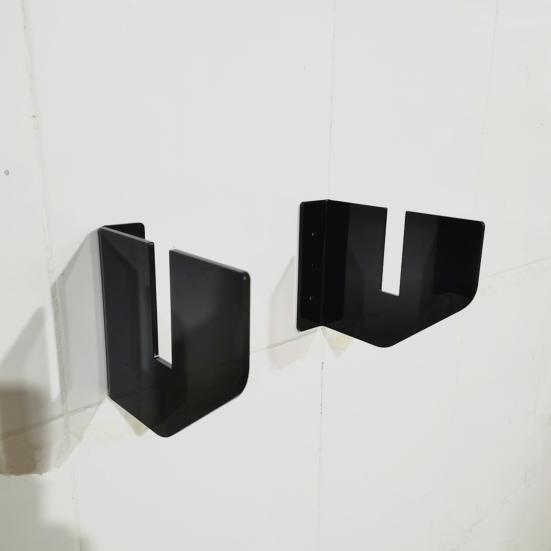 1 Set Stable Skateboard Wall Rack Lightweight Acrylic Wall-Mounted Skateboard Holder for Skateboard Shop