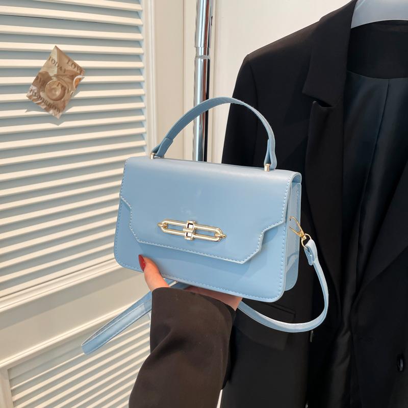 Fashion Trend Temperament Solid Color High-grade Texture Versatile Handbag New Atmospheric Shoulder Messenger Bag Women's Bag