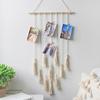 With Tassel Woven Tapestry Handmade Wall Hanging Pendant Hair Clip Pendant  Living Room