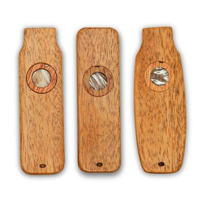 Wood Kazoo With Diaphragm Professional Lightweight Portable Kazoo  Musical Instrument Ukulele Guitar Partner