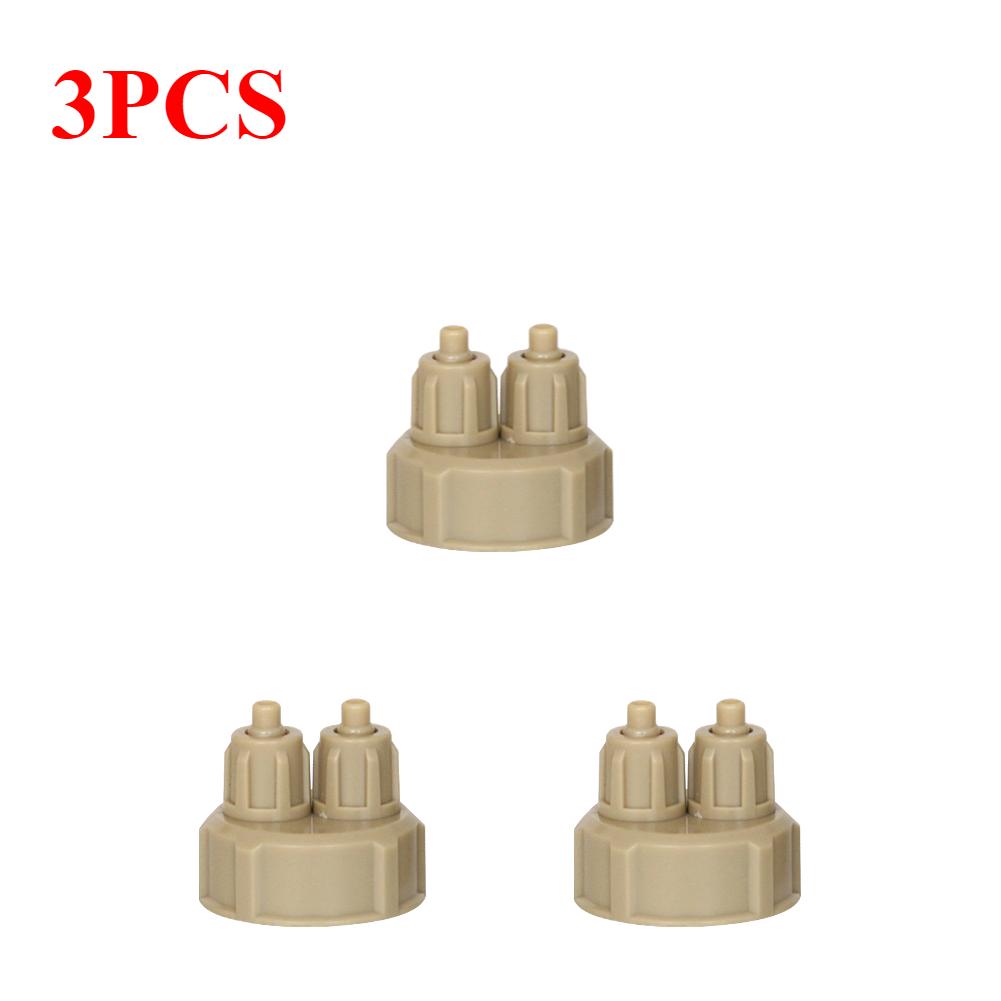 1-6pcs Plastic CO2 Generator Bottle Cap Carbon Dioxide Quick Screw Fish Tank CO2 Generator Bottle Cap Aquarium Supplies