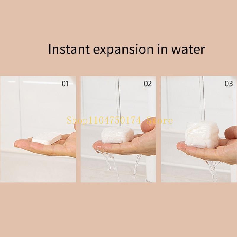 14pcs Compressed Towel Disposable Face Towel Nonwoven Water Wet Wipe Tablet top sale