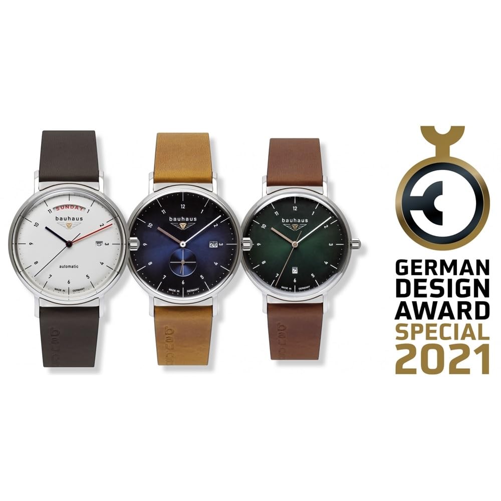 Bauhaus Aviation Eurofighter Quartz Officially Imported Men's 2576-4QZ Pilot's Watch, Movement,